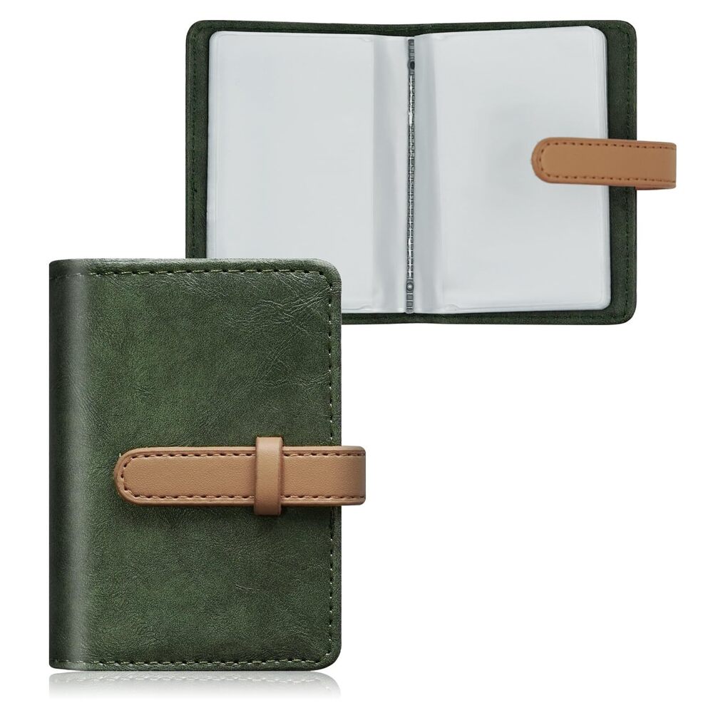 3695 Credit Card Holder with 26 Suitable Slot, ID Card Case PU Leather